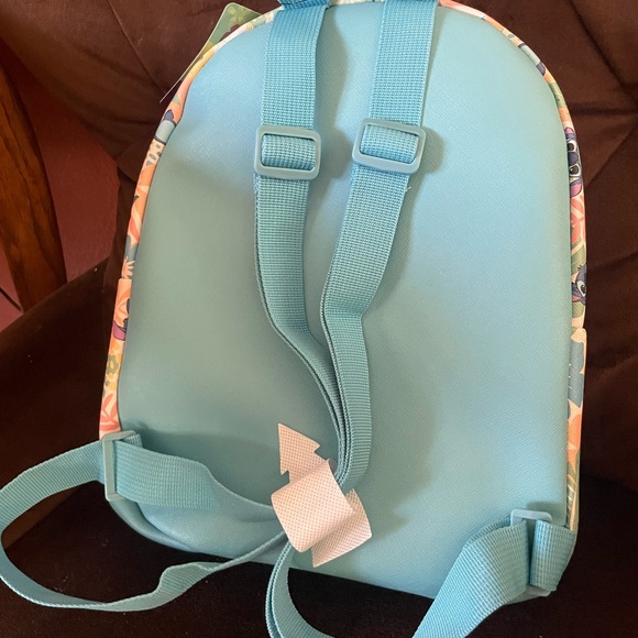 Disney Stitch mini backpack floral Lilo and NWT - Picture 2 of 3